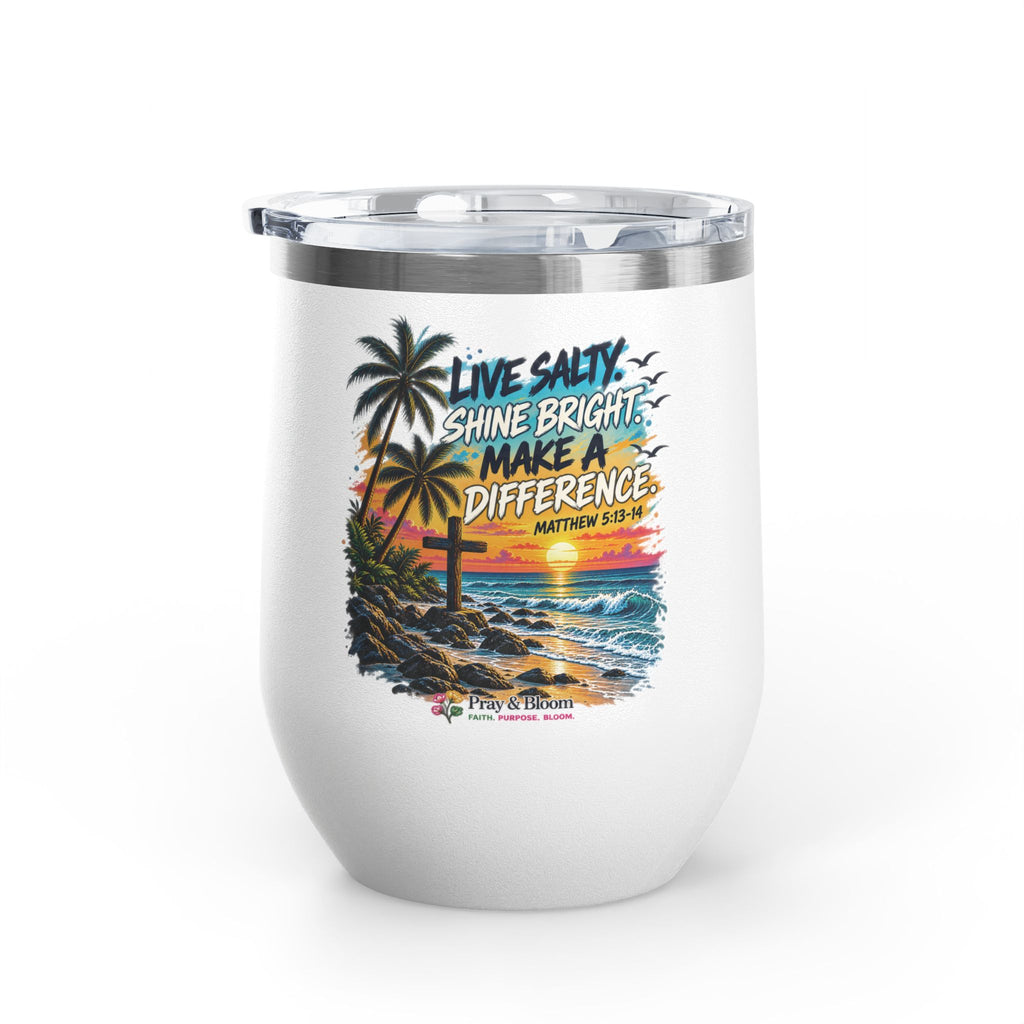 Salt of the World Christian Tumbler | Matthew 5:13–14 Travel Cup | Pray & Bloom