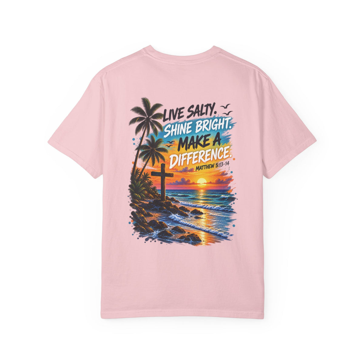We are Salt of The World Christian T-Shirt | Matthew 5:13-14 Faith Tee | Pray & Bloom