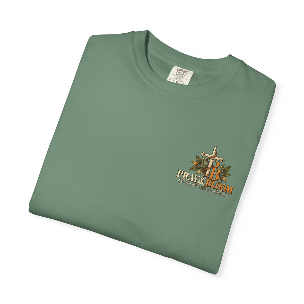 Grounded and Rooted in Him Christian T- Shirt | Pray & Bloom