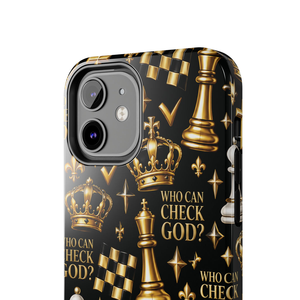 Who Can Check God? Faith Chess Tough Phone Case | Pray & Bloom
