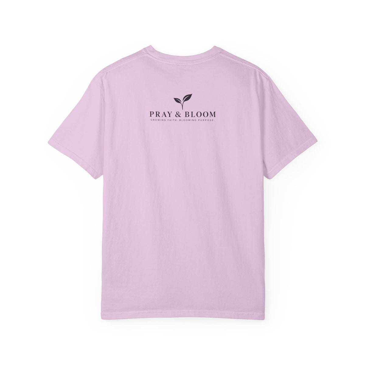 Overcomer Christian T-Shirt | Faith-Based Floral Cross Tee | Pray & Bloom