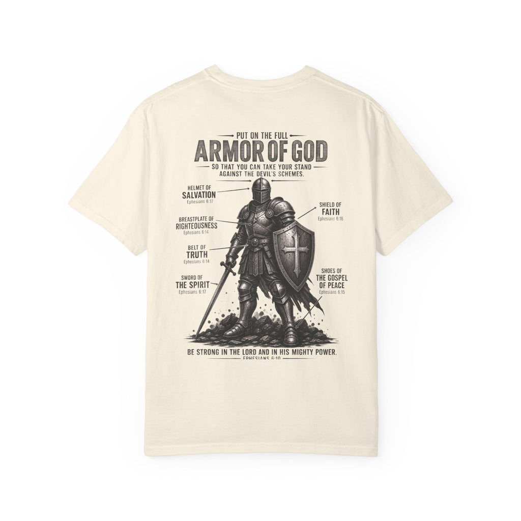 Armor of God Christian T-Shirt| Ephesians 6:10-18| Pray & Bloom