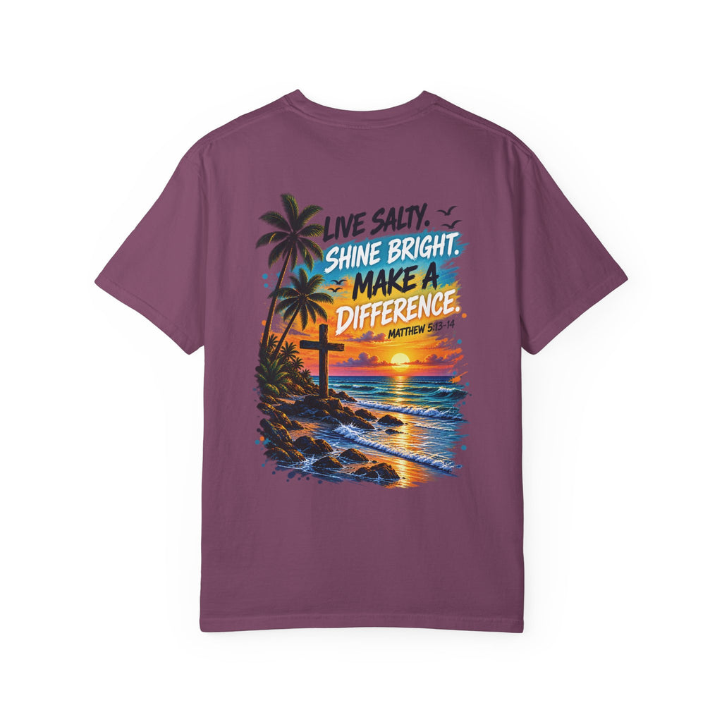 We are Salt of The World Christian T-Shirt | Matthew 5:13-14 Faith Tee | Pray & Bloom