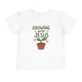 Growing With Jesus Kids T-Shirt | Christian Toddler Tee | Pray & Bloom