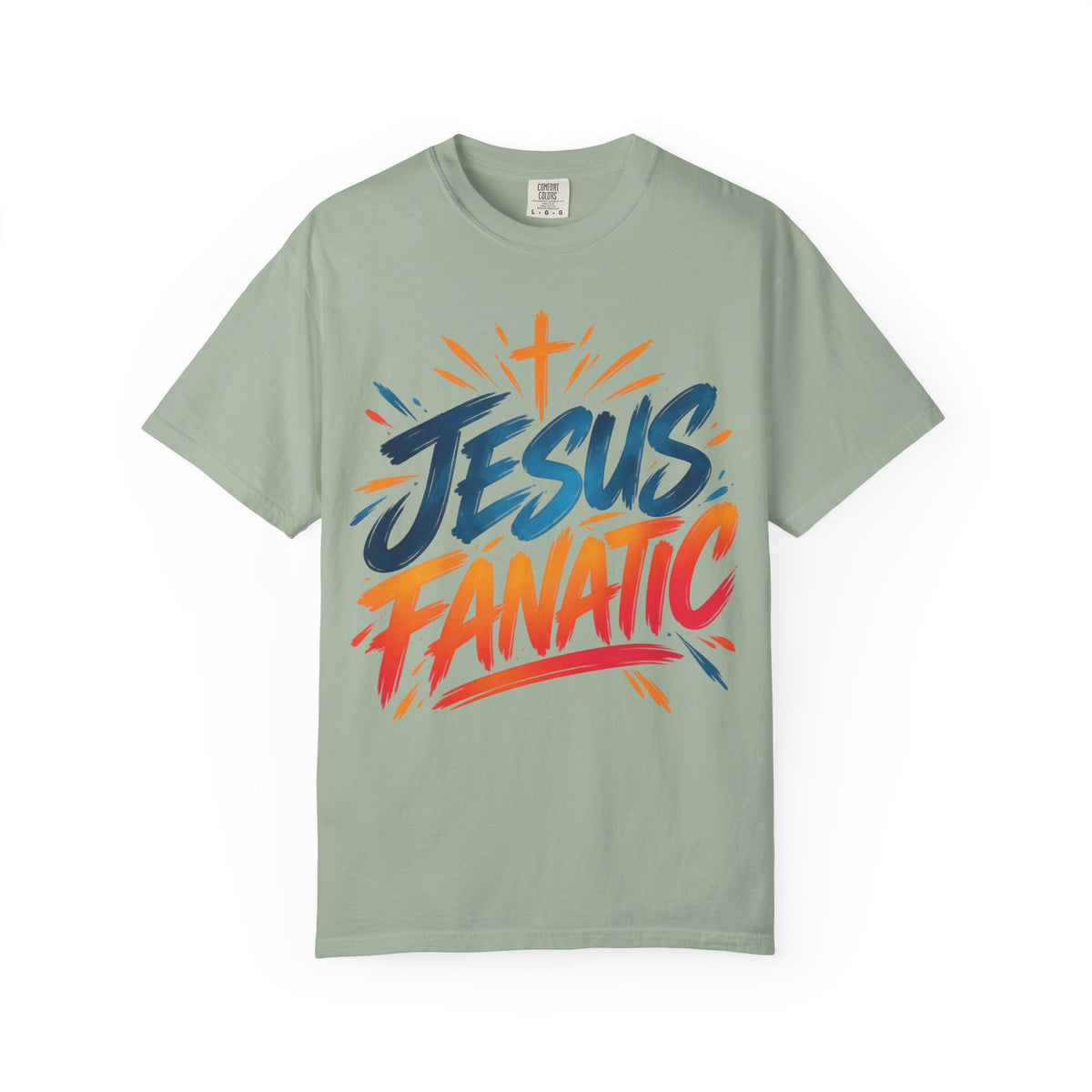 Jesus Fanatic Christian T-Shirt | Bold Colorful Faith Tee | Pray & Bloom