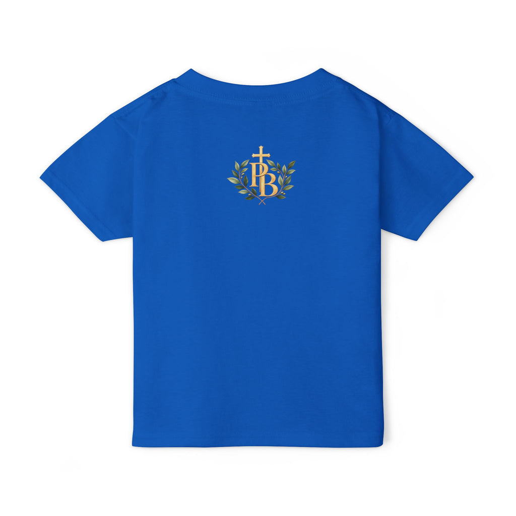 Brave Like David Kids Christian T-Shirt | David & Goliath Faith Tee | Pray & Bloom