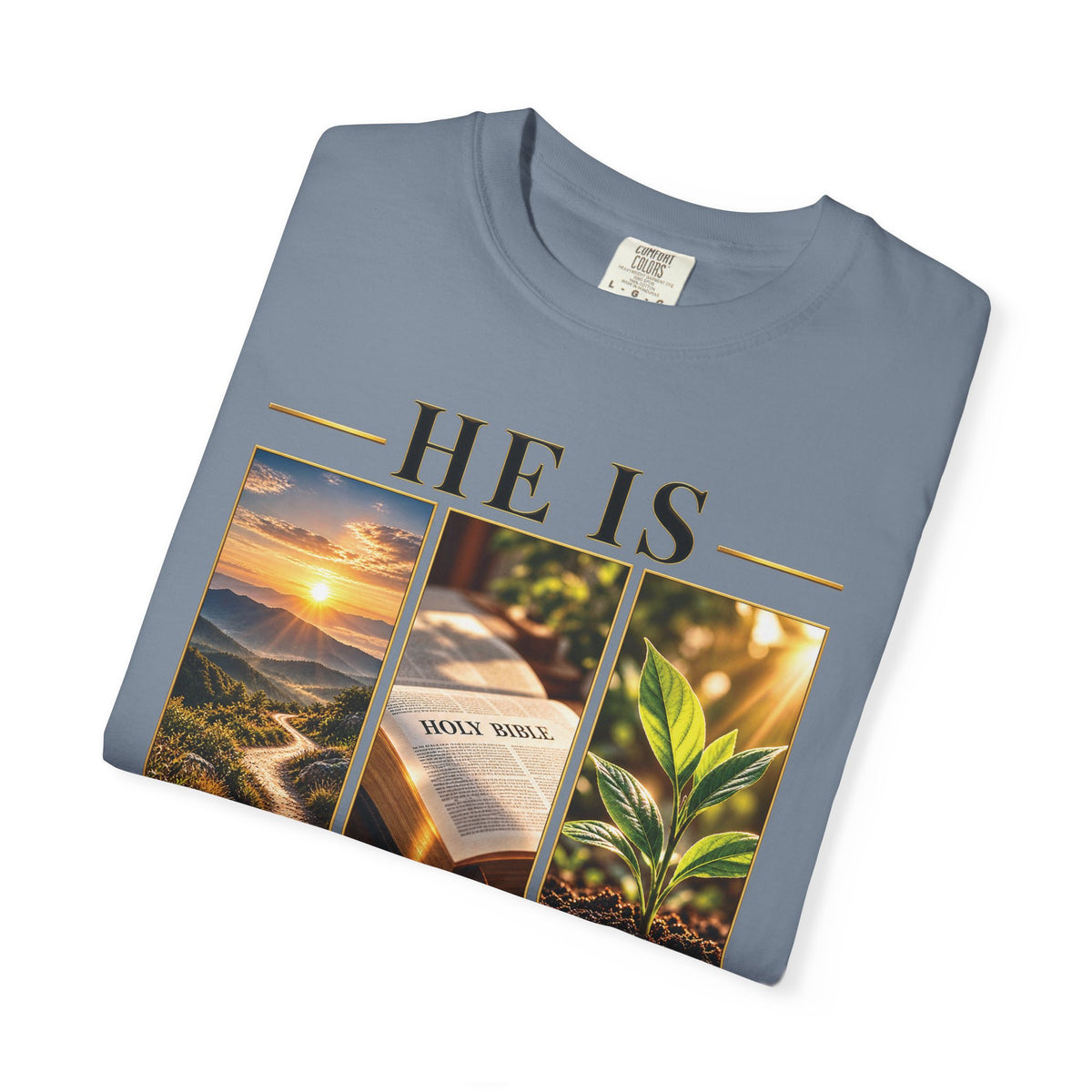 He Is the Way The Truth and The Life Christian T-Shirt | John 14:6 Faith Based Tee | Pray & Bloom