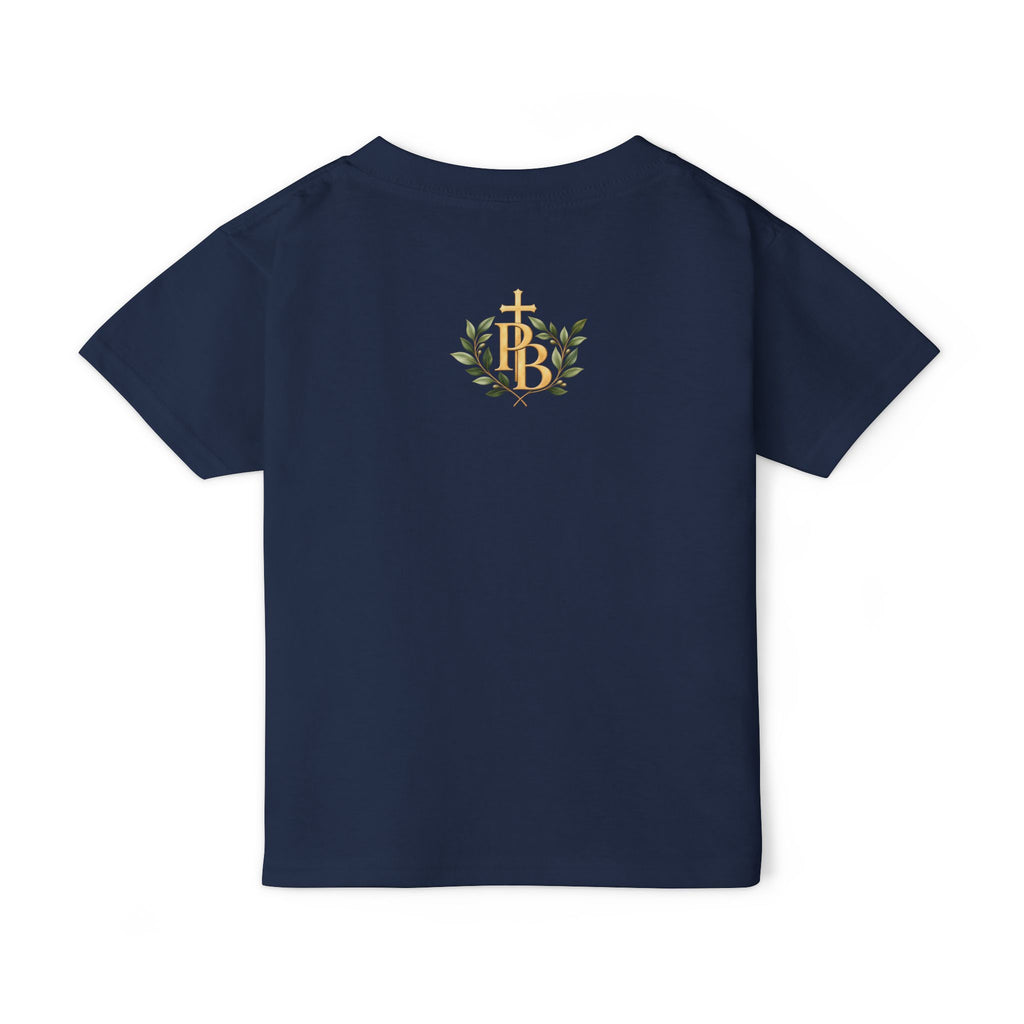 Brave Like David Kids Christian T-Shirt | David & Goliath Faith Tee | Pray & Bloom