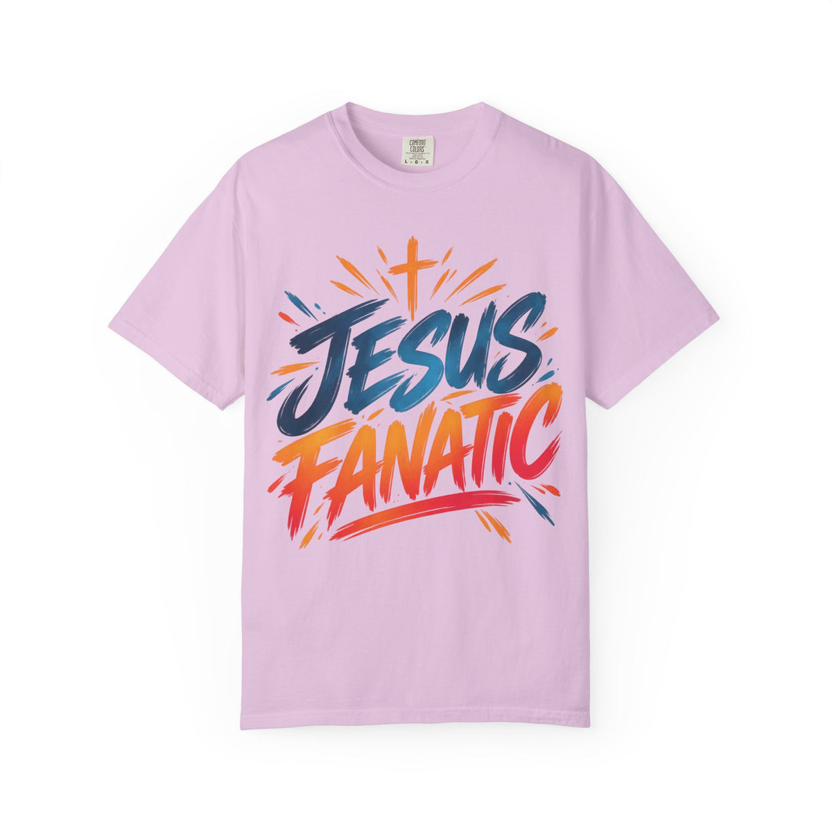 Jesus Fanatic Christian T-Shirt | Bold Colorful Faith Tee | Pray & Bloom