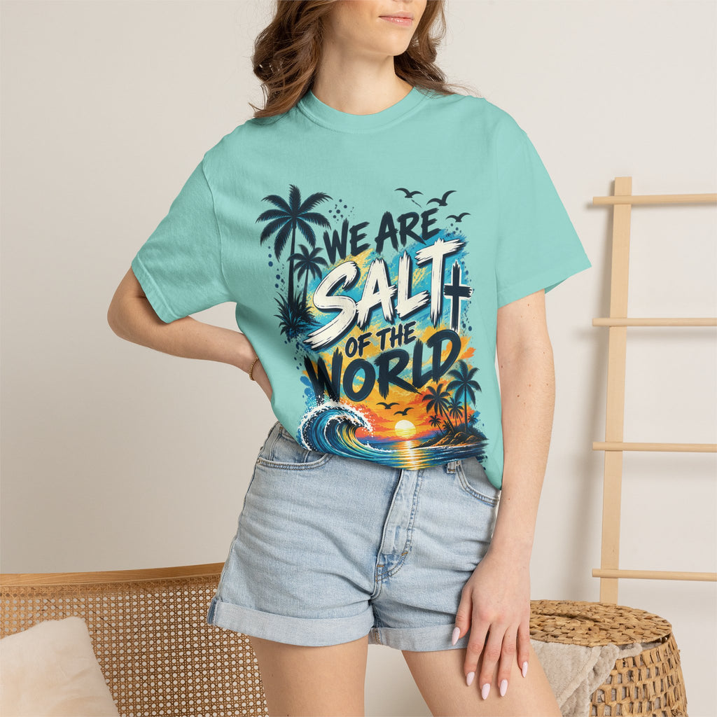 We are Salt of The World Christian T-Shirt | Matthew 5:13-14 Faith Tee | Pray & Bloom