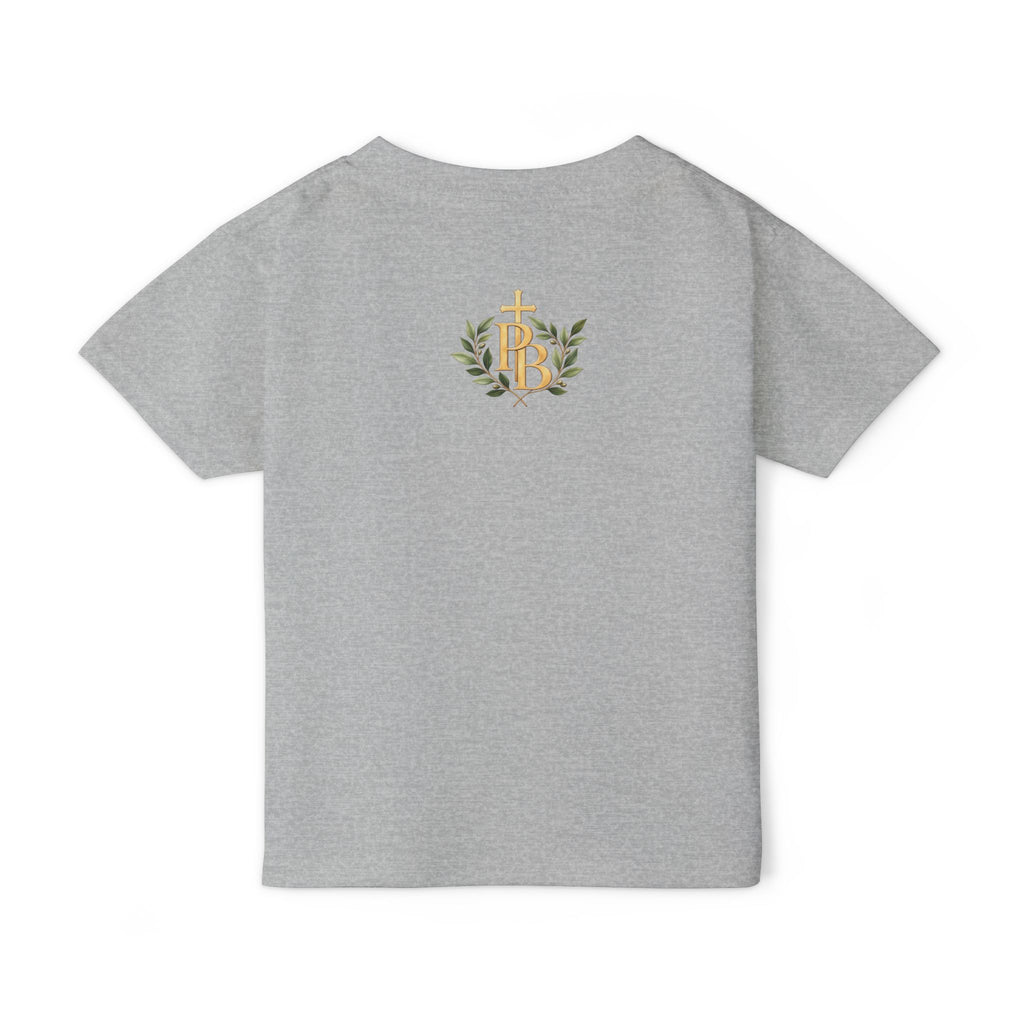 Brave Like David Kids Christian T-Shirt | David & Goliath Faith Tee | Pray & Bloom