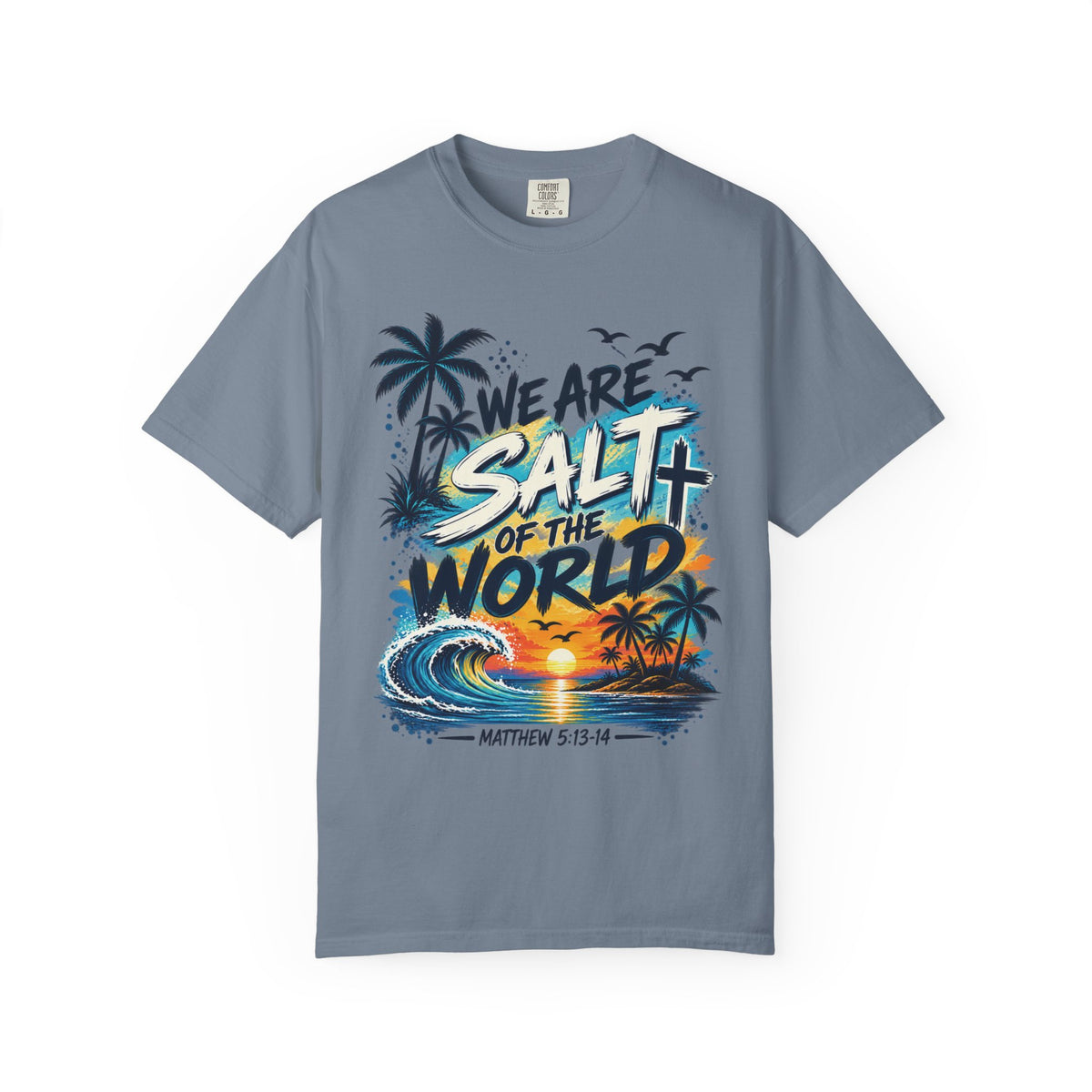 We are Salt of The World Christian T-Shirt | Matthew 5:13-14 Faith Tee | Pray & Bloom