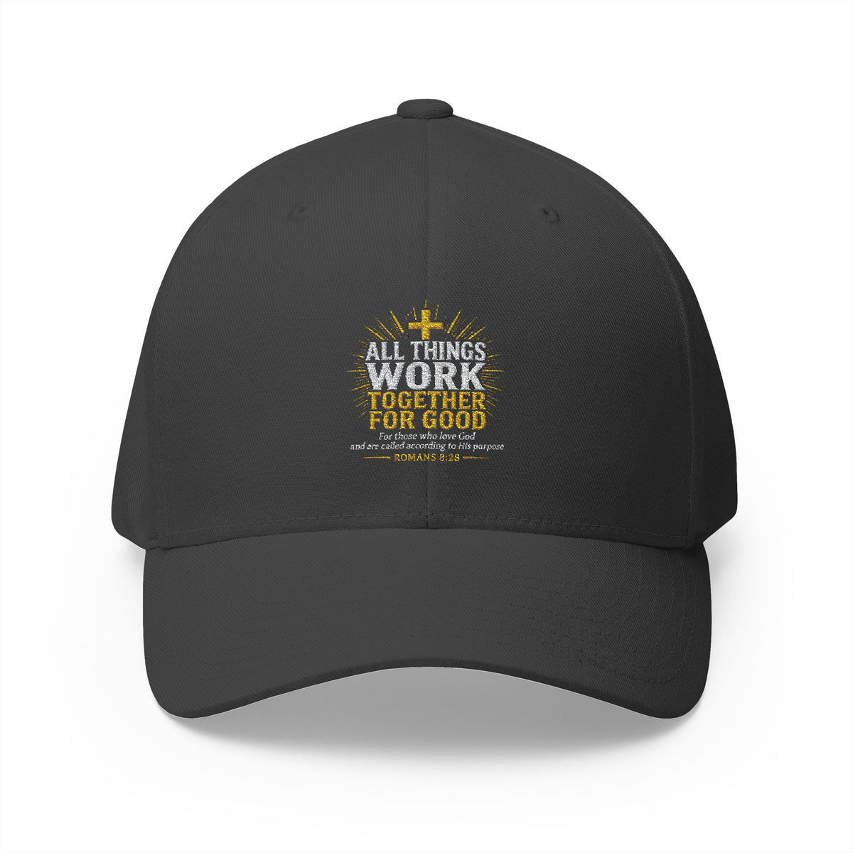 All Things Work Together for Good Christian Hat | Romans 8:28 | Pray & Bloom