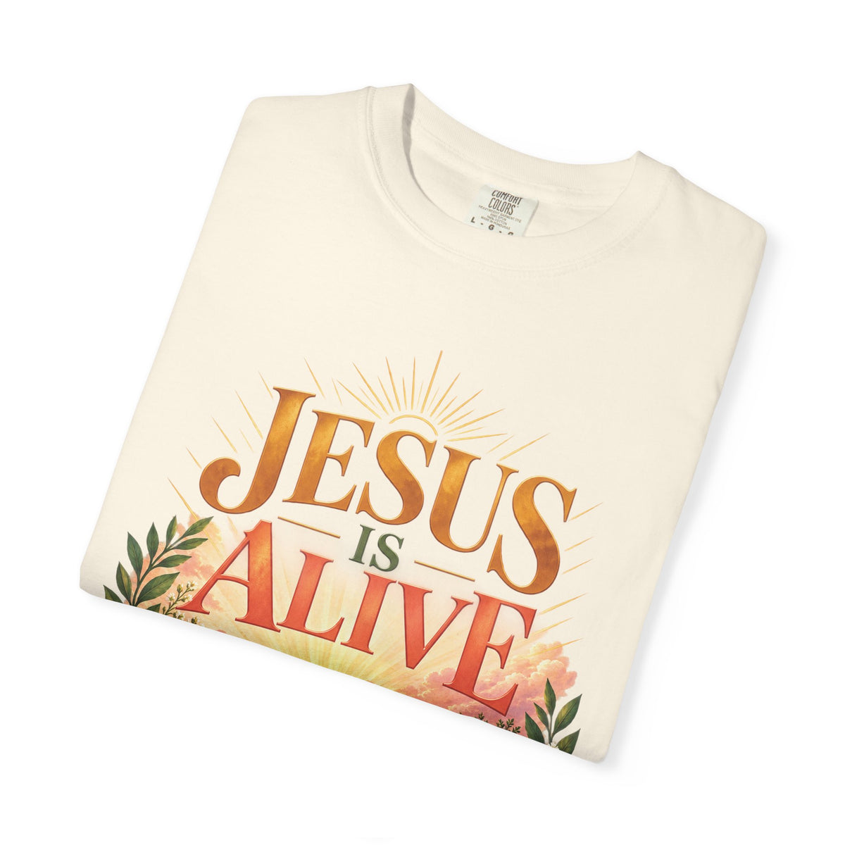 Jesus Is Alive Christian T-Shirt | Resurrection Faith Tee | Pray & Bloom