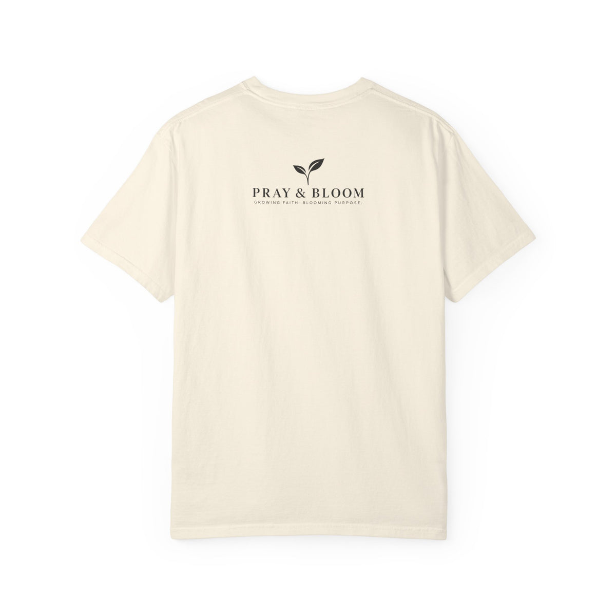 Overcomer Christian T-Shirt | Faith-Based Floral Cross Tee | Pray & Bloom