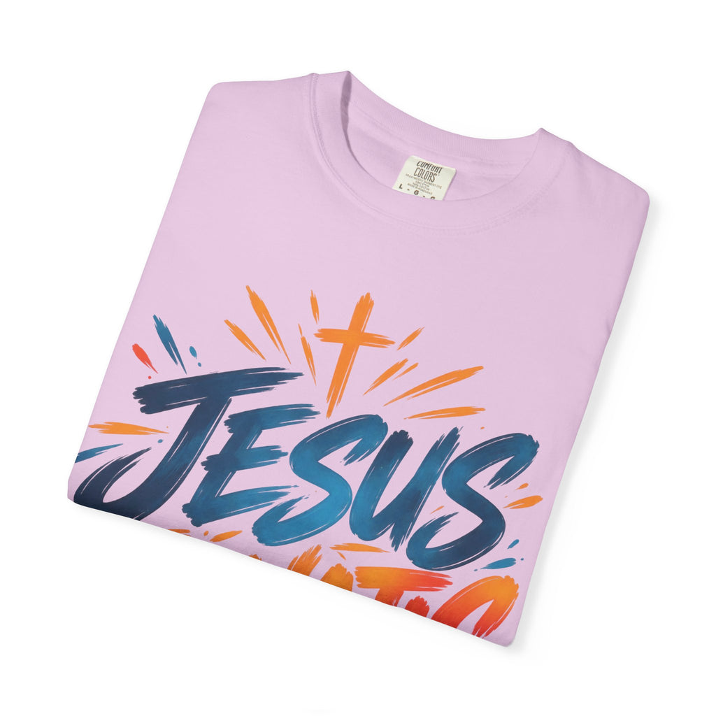 Jesus Fanatic Christian T-Shirt | Bold Colorful Faith Tee | Pray & Bloom