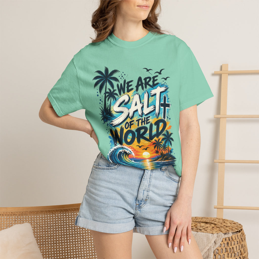 We are Salt of The World Christian T-Shirt | Matthew 5:13-14 Faith Tee | Pray & Bloom