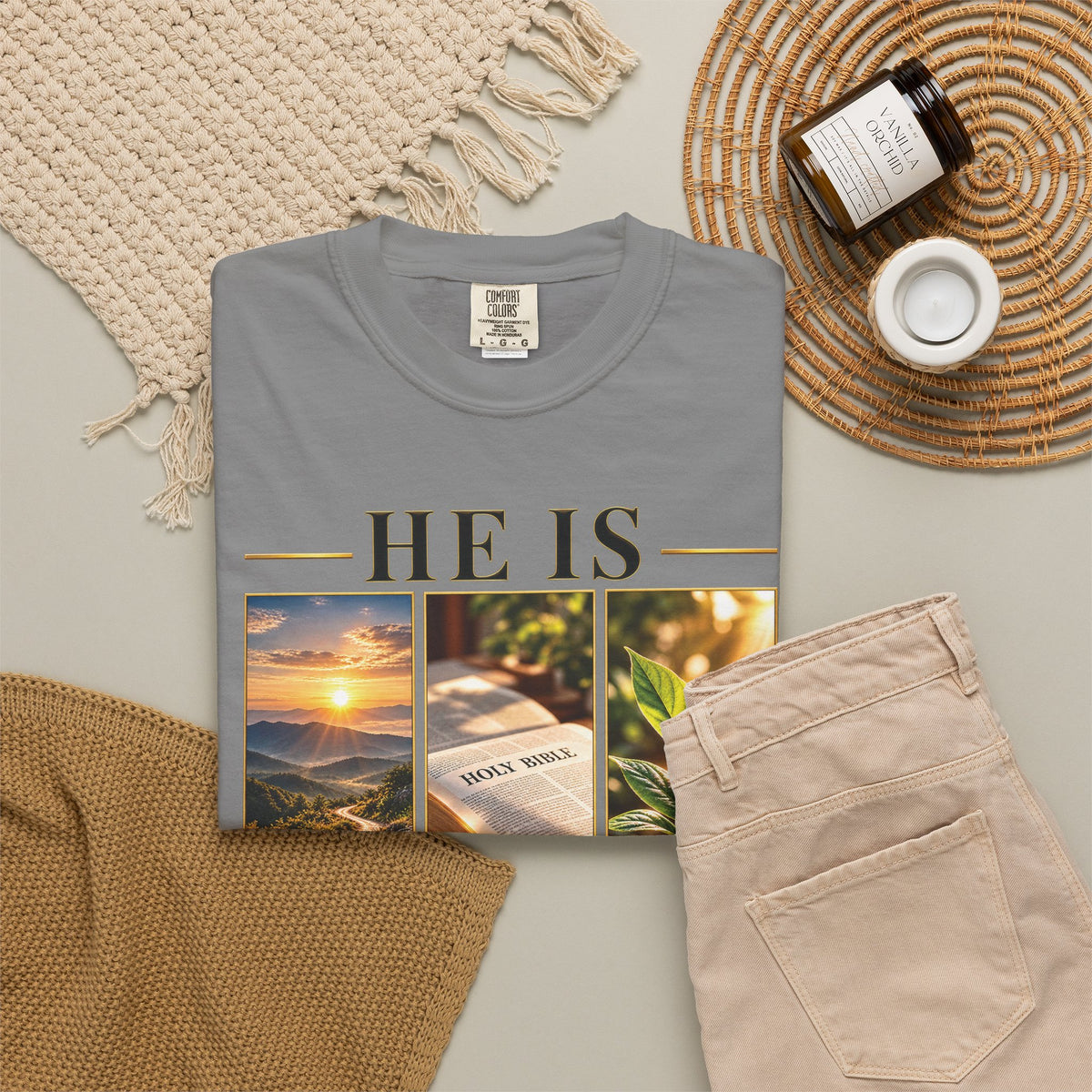 He Is the Way The Truth and The Life Christian T-Shirt | John 14:6 Faith Based Tee | Pray & Bloom