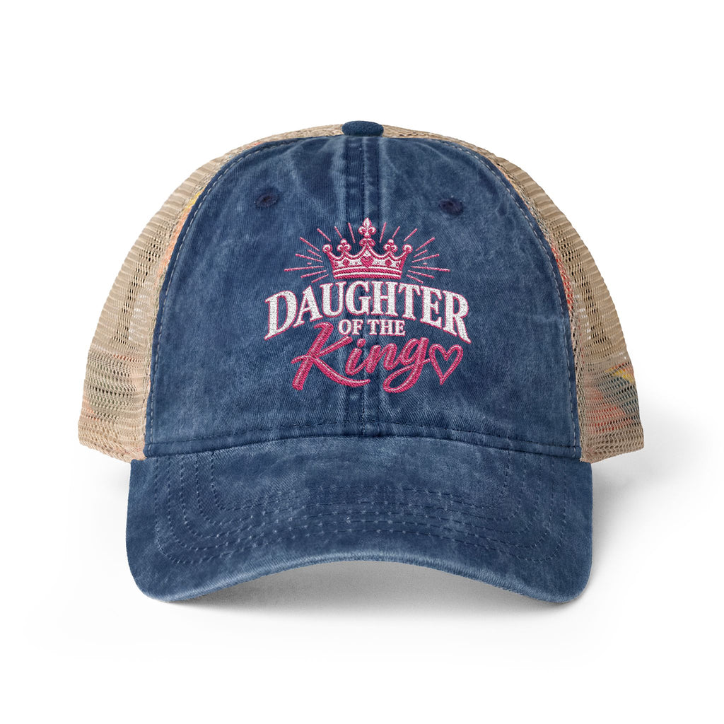 Daughter of the King Embroidered Trucker Cap | Pray & Bloom