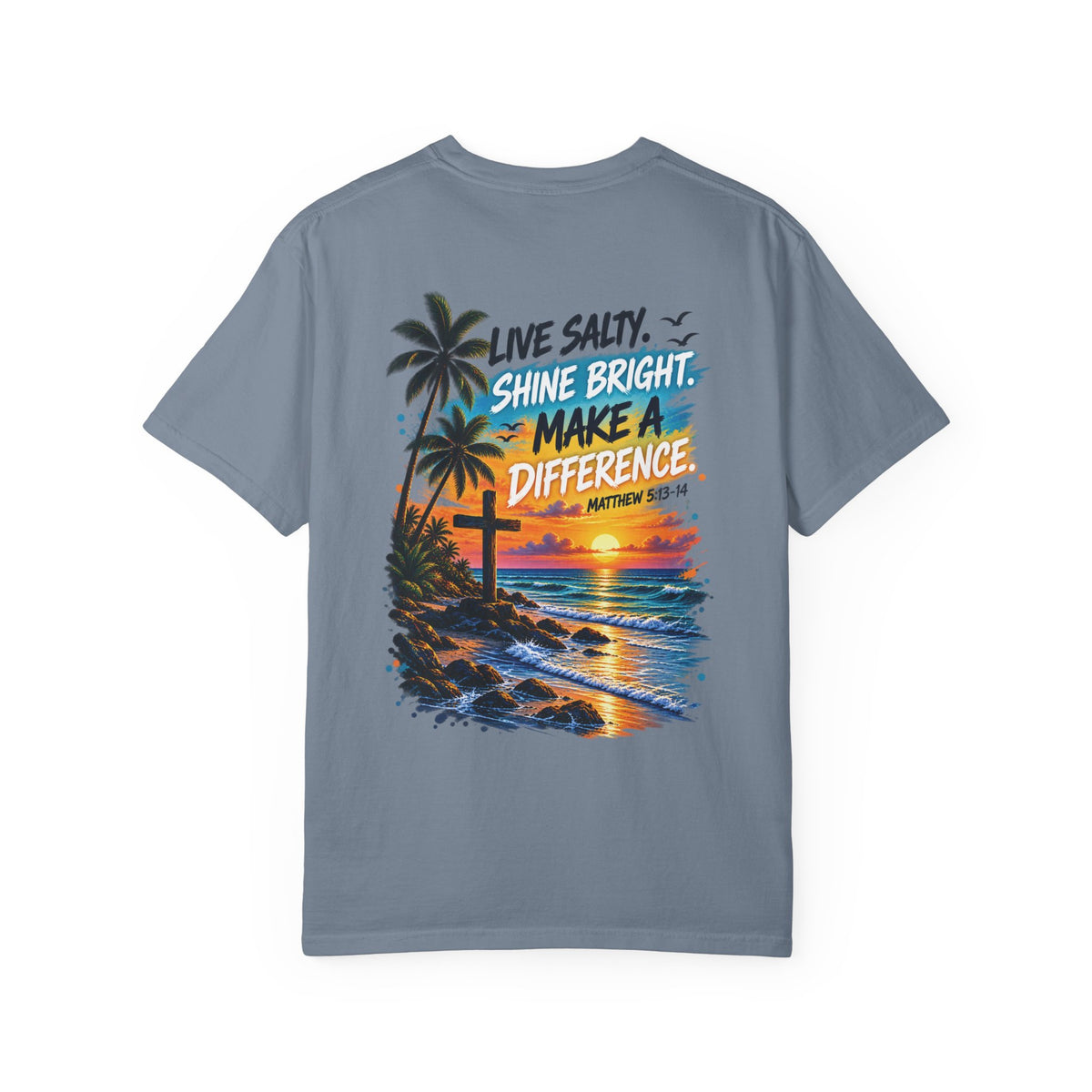 We are Salt of The World Christian T-Shirt | Matthew 5:13-14 Faith Tee | Pray & Bloom
