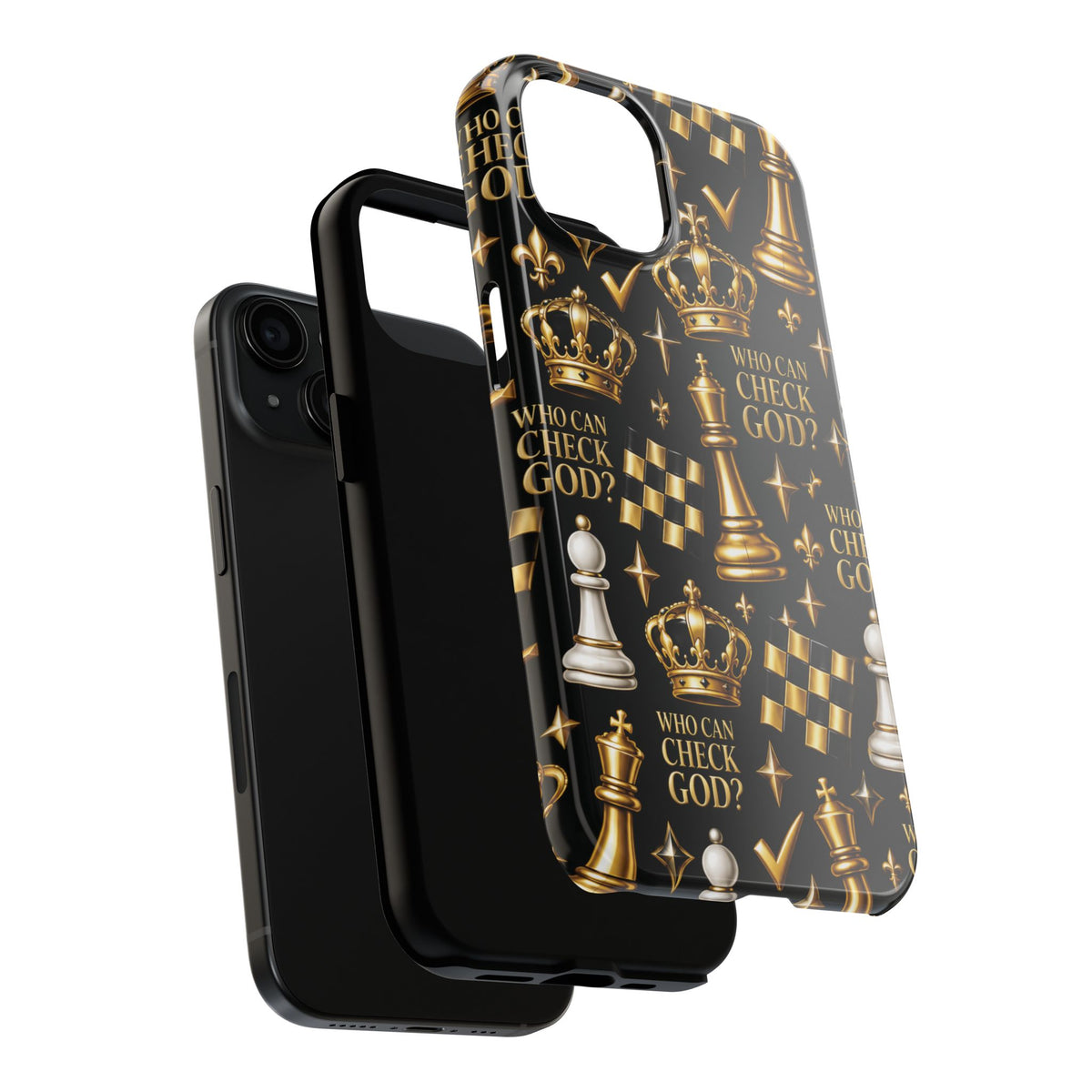 Who Can Check God? Faith Chess Tough Phone Case | Pray & Bloom