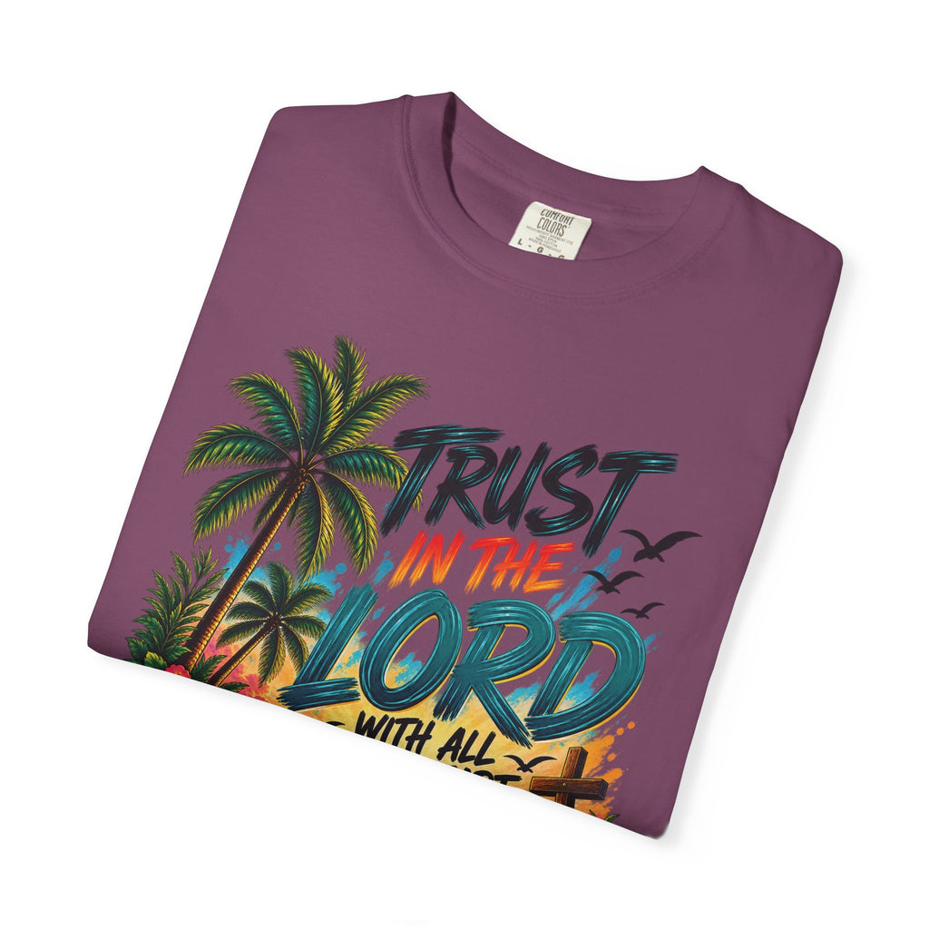 He Will Make Your Paths Straight Christian T-Shirt | Proverbs 3:5–6 | Pray & Bloom