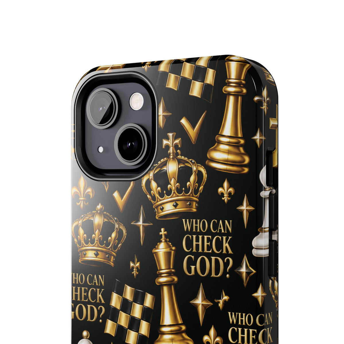 Who Can Check God? Faith Chess Tough Phone Case | Pray & Bloom