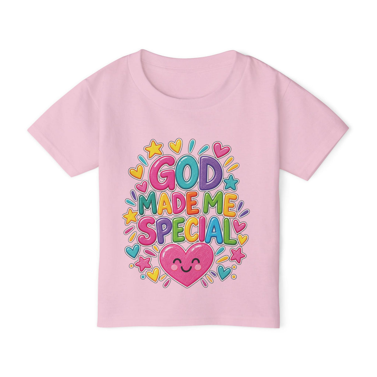God Made Me Special Kids T-Shirt | Psalm 139:14 Christian Toddler Tee | Pray & Bloom