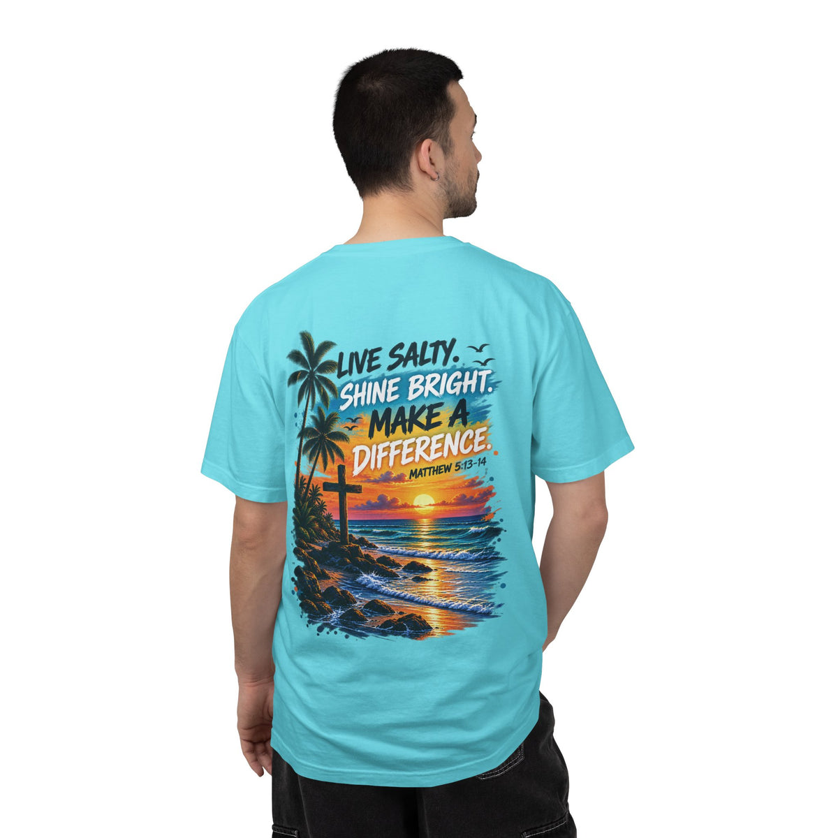 We are Salt of The World Christian T-Shirt | Matthew 5:13-14 Faith Tee | Pray & Bloom