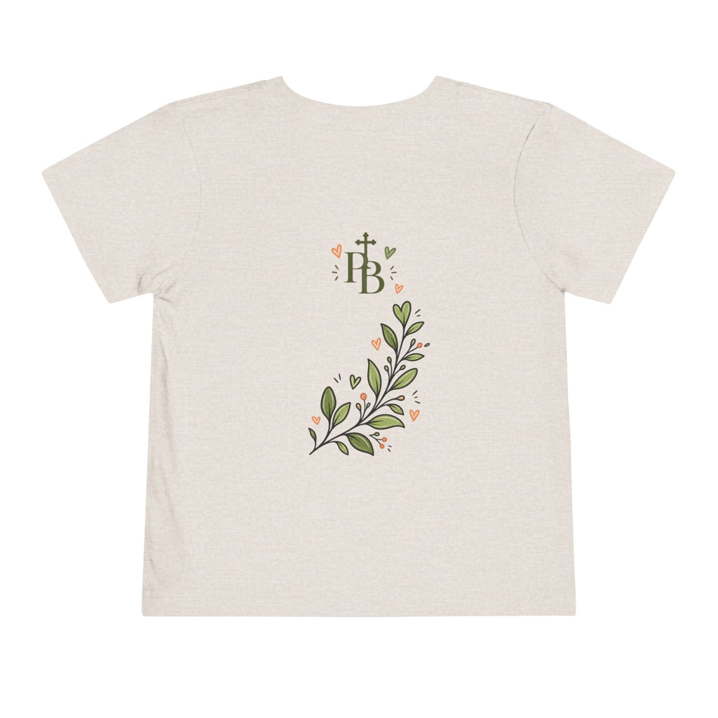 Growing With Jesus Kids T-Shirt | Christian Toddler Tee | Pray & Bloom