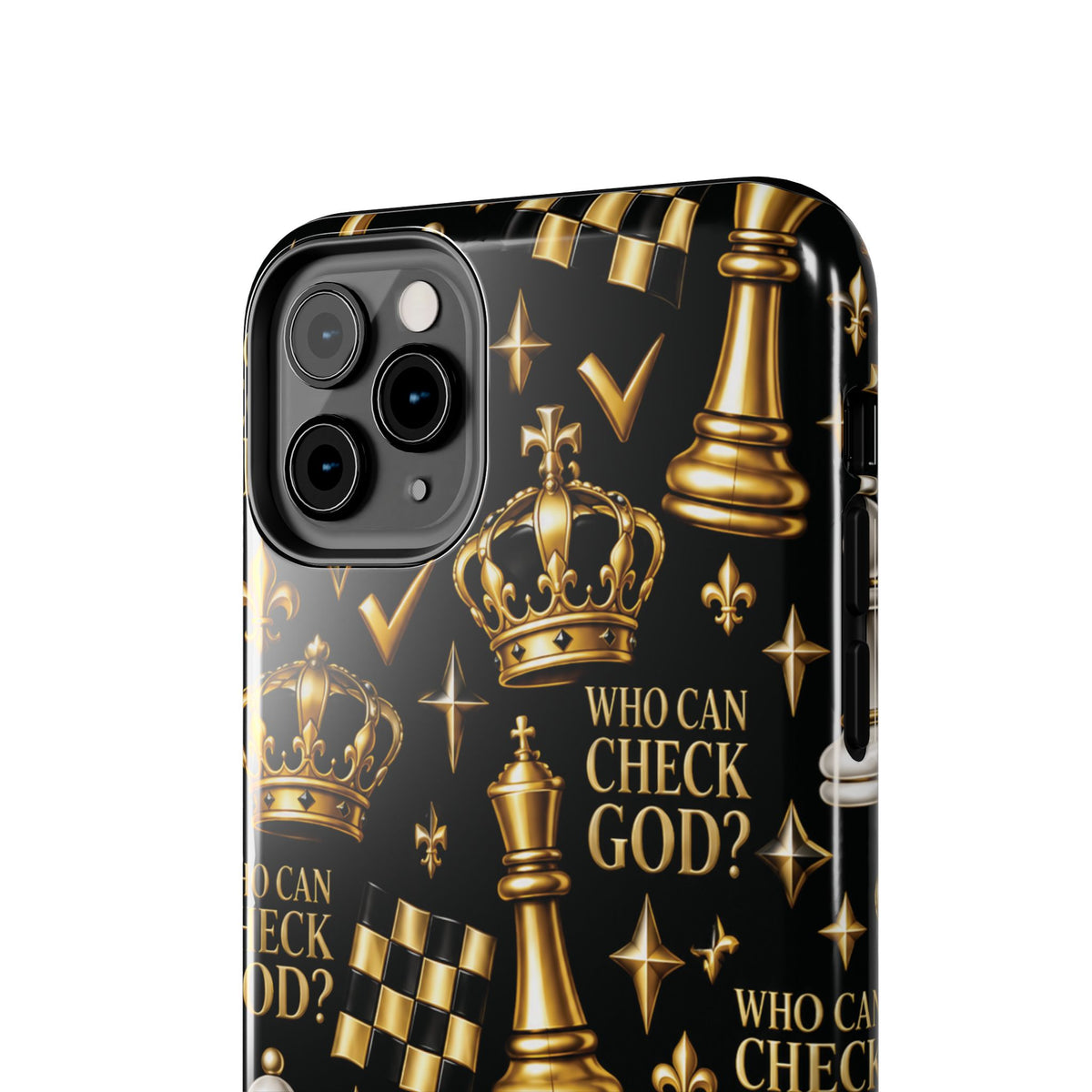 Who Can Check God? Faith Chess Tough Phone Case | Pray & Bloom