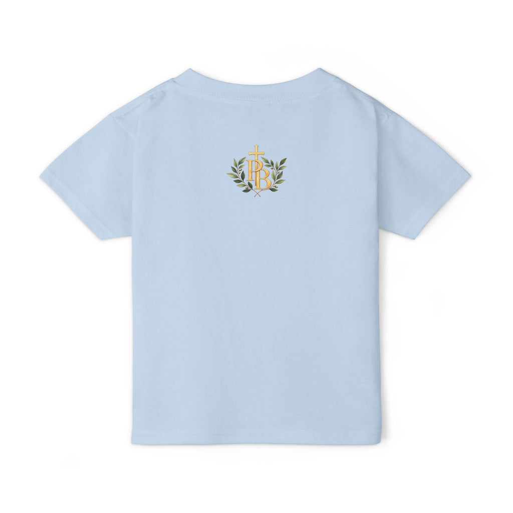 Little Prayer Warrior Kids Christian T-Shirt | Prayer Faith Tee for Children | Pray & Bloom