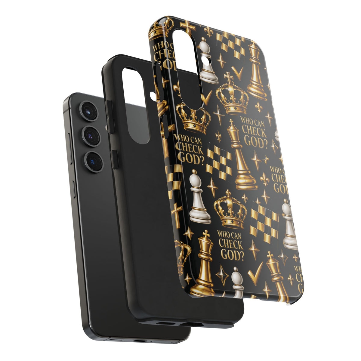 Who Can Check God? Faith Chess Tough Phone Case | Pray & Bloom