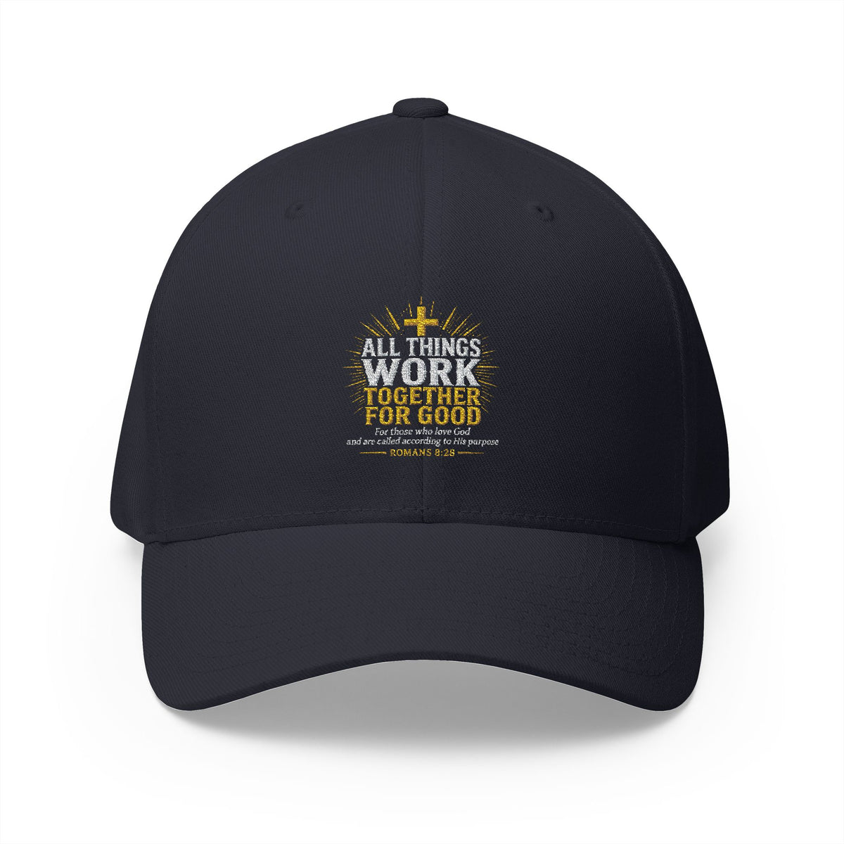 All Things Work Together for Good Christian Hat | Romans 8:28 | Pray & Bloom