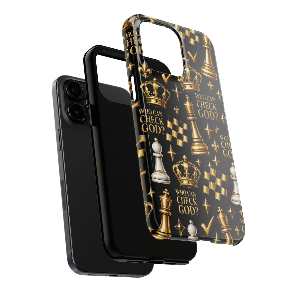 Who Can Check God? Faith Chess Tough Phone Case | Pray & Bloom