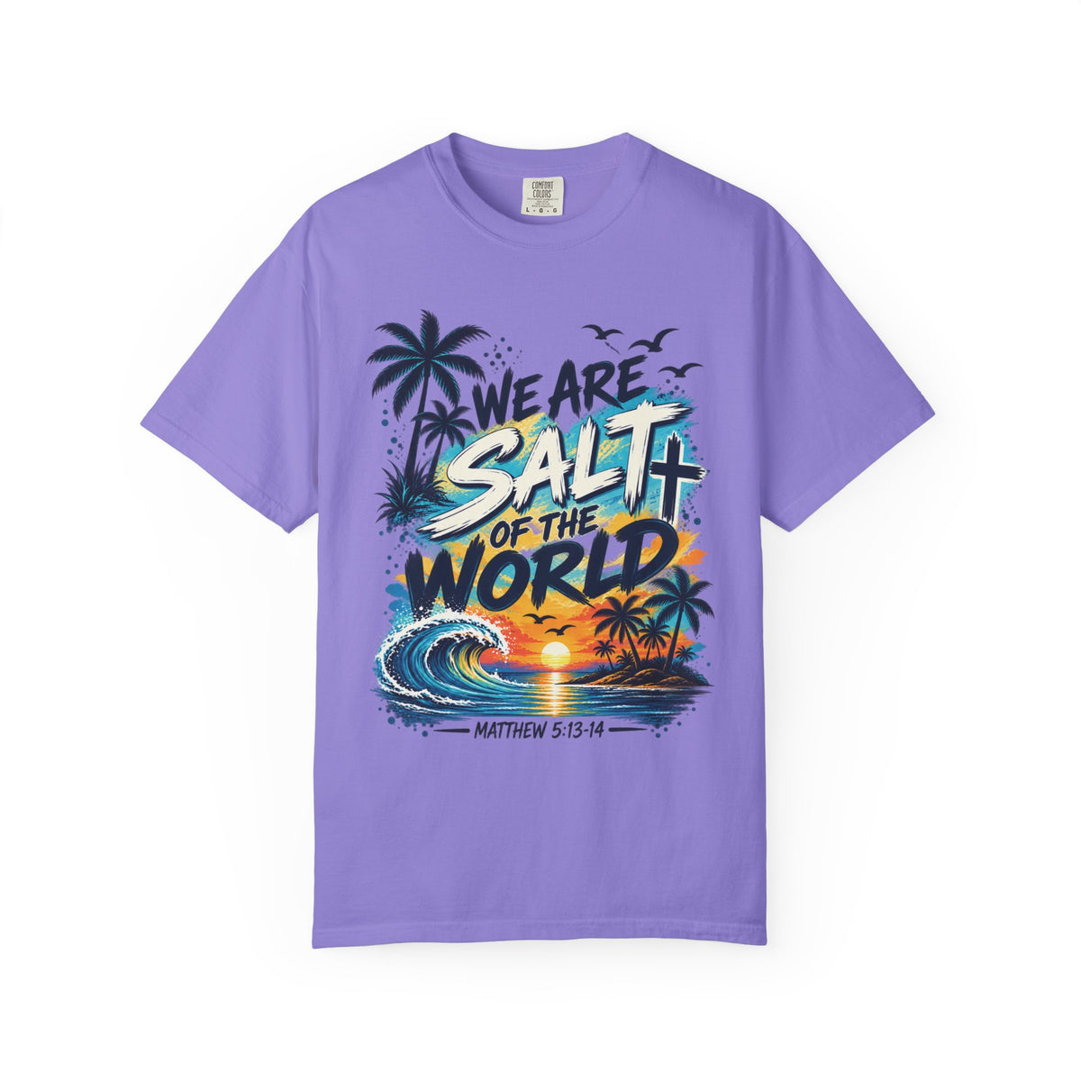 We are Salt of The World Christian T-Shirt | Matthew 5:13-14 Faith Tee | Pray & Bloom