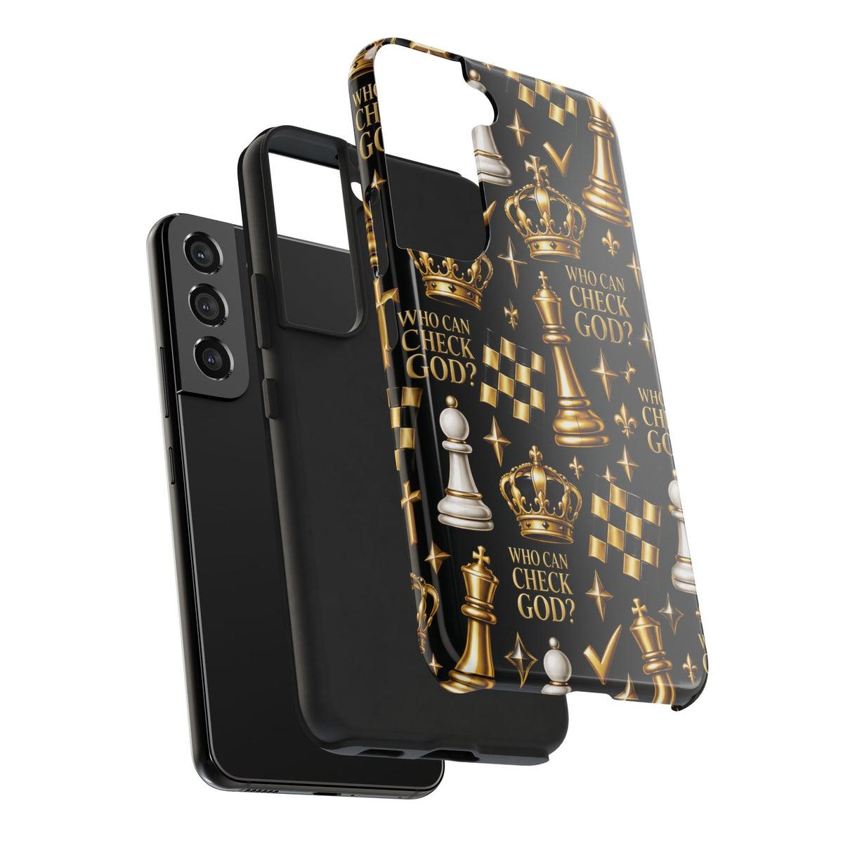 Who Can Check God? Faith Chess Tough Phone Case | Pray & Bloom