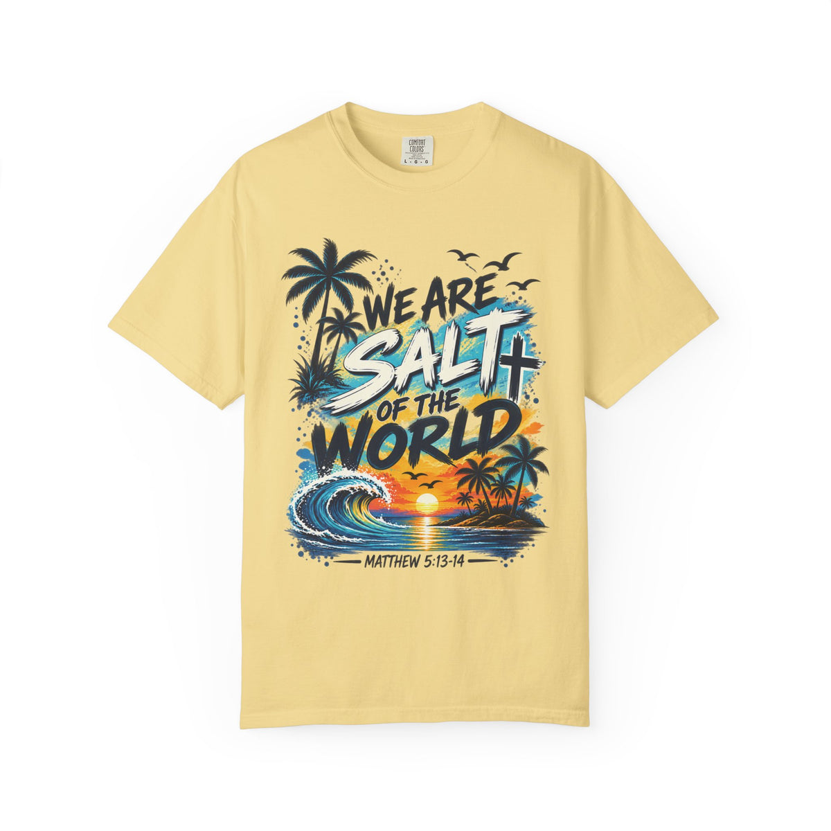 We are Salt of The World Christian T-Shirt | Matthew 5:13-14 Faith Tee | Pray & Bloom