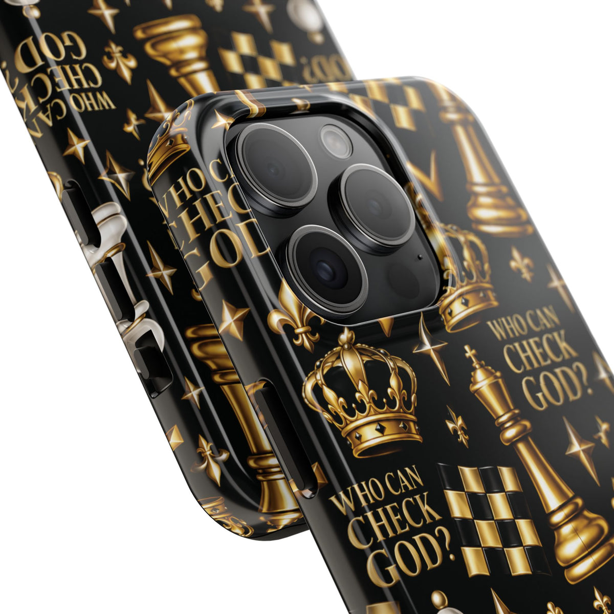 Who Can Check God? Faith Chess Tough Phone Case | Pray & Bloom