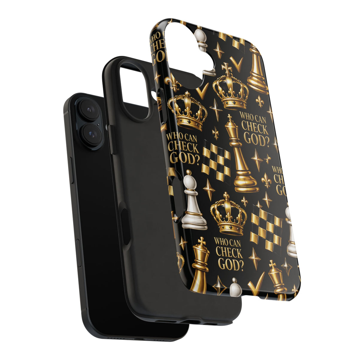 Who Can Check God? Faith Chess Tough Phone Case | Pray & Bloom