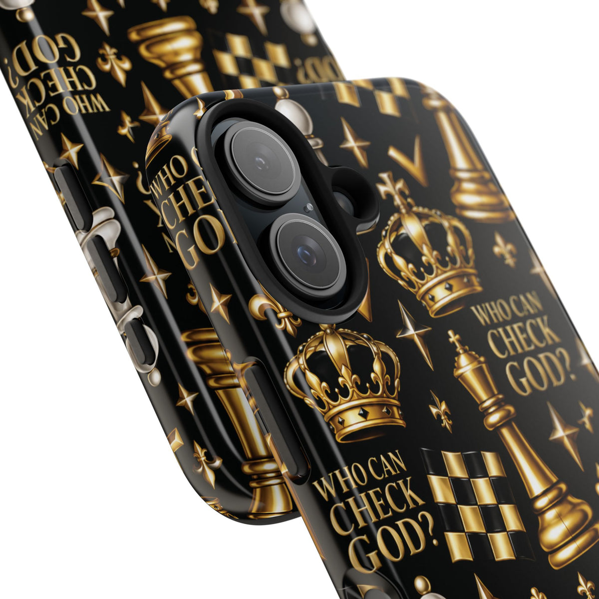 Who Can Check God? Faith Chess Tough Phone Case | Pray & Bloom
