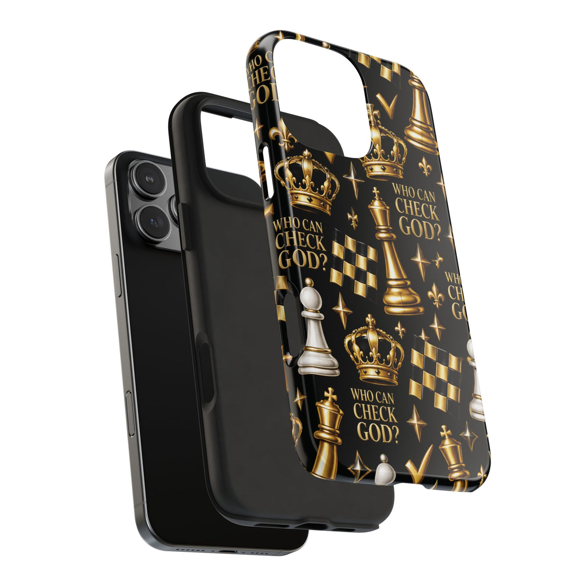 Who Can Check God? Faith Chess Tough Phone Case | Pray & Bloom