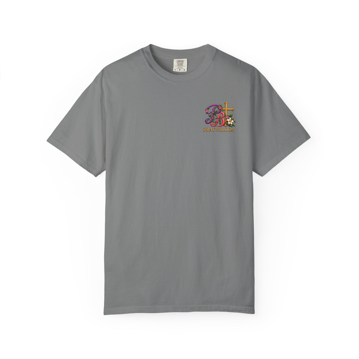 In His Hands Christian T-Shirt | Romans 8:28 Faith Tee | Every Thread Has a Purpose | Pray & Bloom