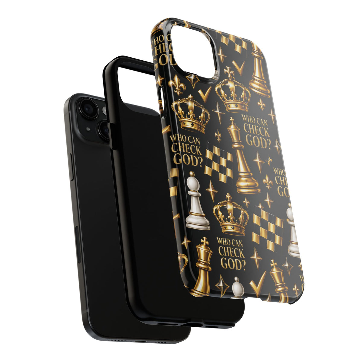 Who Can Check God? Faith Chess Tough Phone Case | Pray & Bloom