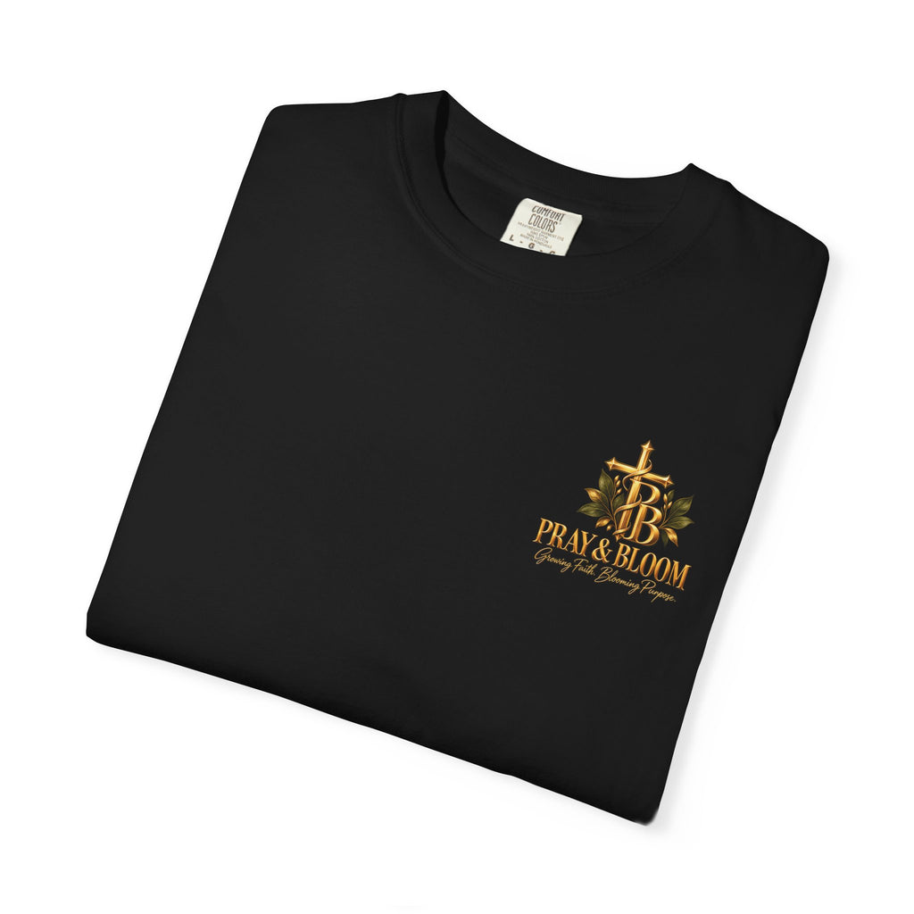Endure to the End Christian T-Shirt | Matthew 24:13 Mountain Faith Tee | Pray & Bloom