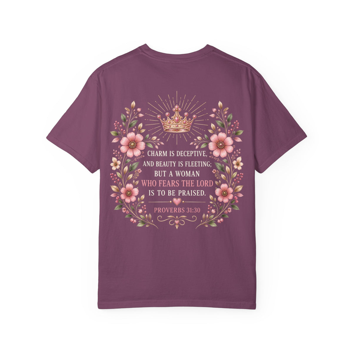 Proverbs 31 Christian T | Strong, Worthy & Fearlessly Faithful | Pray & Bloom