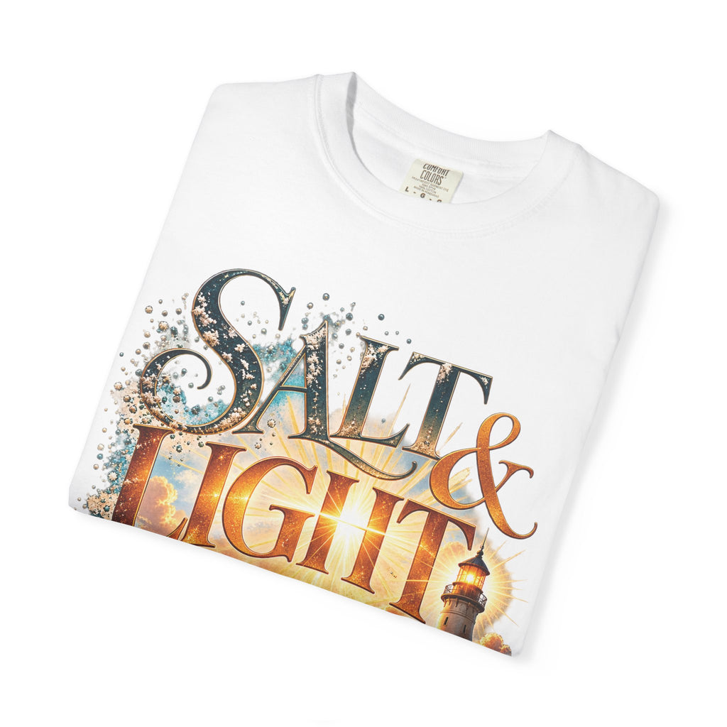 Salt & Light Christian T-Shirt | Matthew 5:13–16 Faith Tee | Pray & Bloom