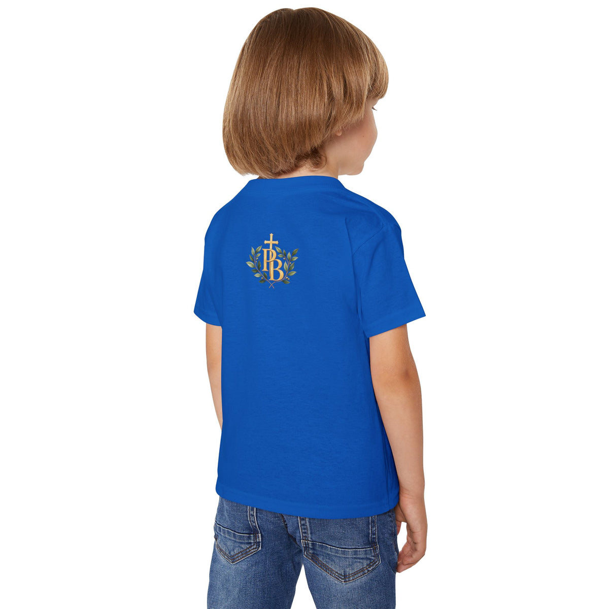 Brave Like David Kids Christian T-Shirt | David & Goliath Faith Tee | Pray & Bloom