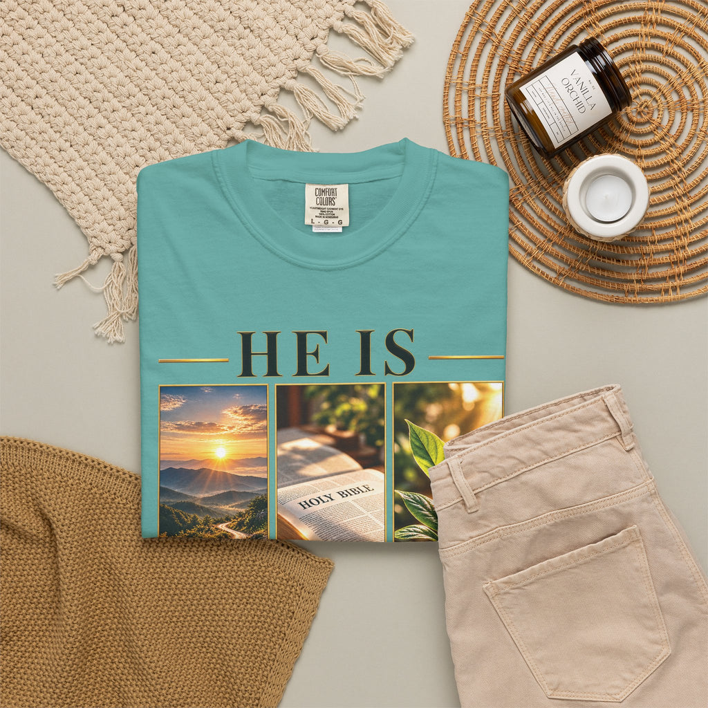 He Is the Way The Truth and The Life Christian T-Shirt | John 14:6 Faith Based Tee | Pray & Bloom