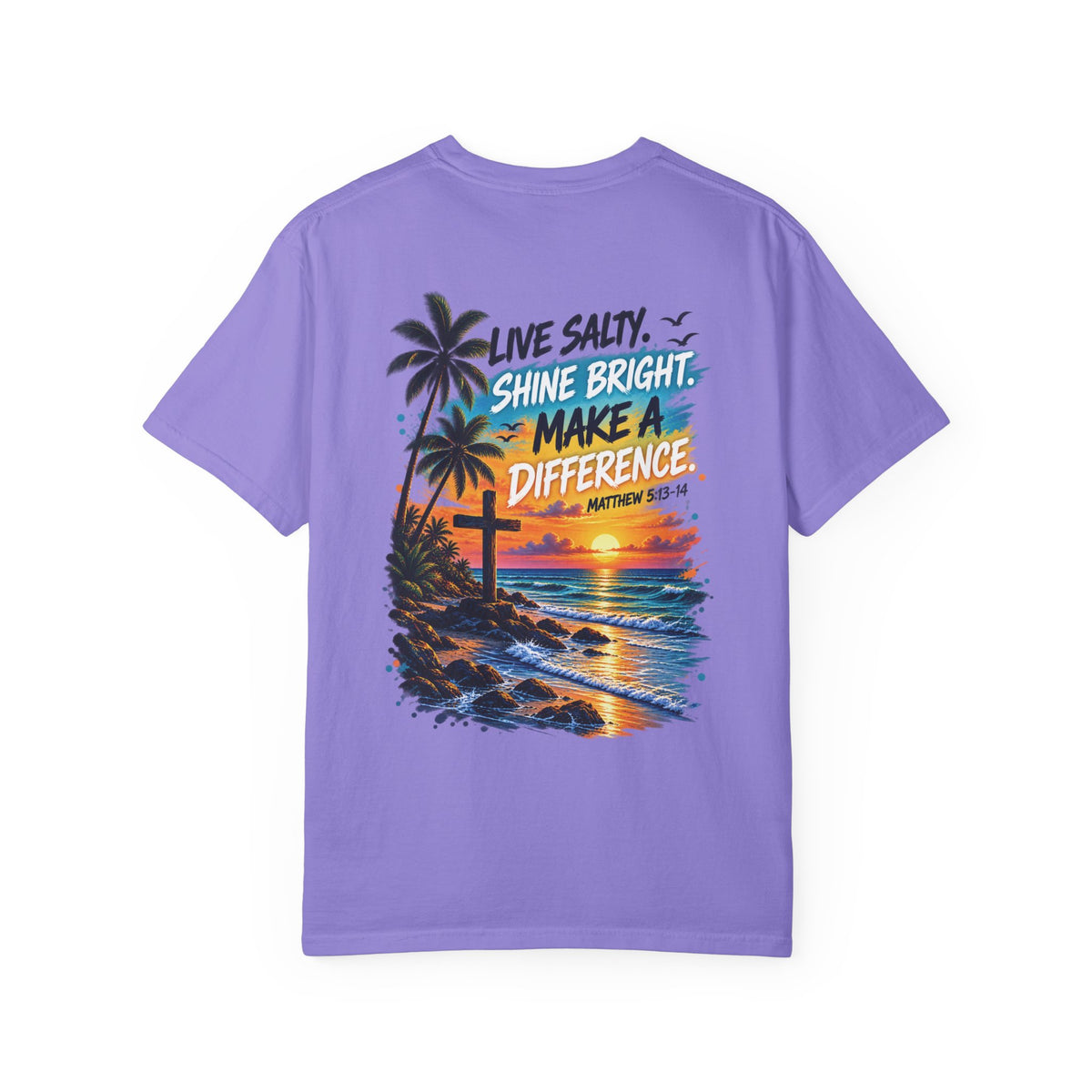 We are Salt of The World Christian T-Shirt | Matthew 5:13-14 Faith Tee | Pray & Bloom